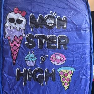 Monster High Blue and Pink Storage Bin